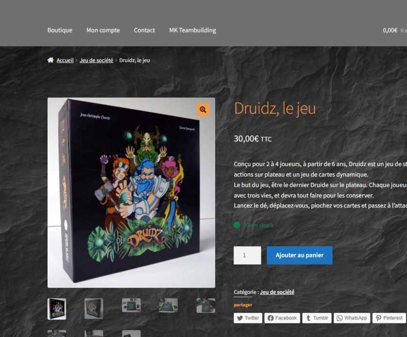 le jeu Druidz par LightPME.com